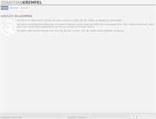 Tablet Screenshot of krempel-web.de